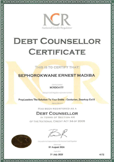 DC Certificate 2024-2025